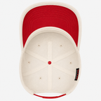 Mahjong Embroidered Khaki and Red Hat
